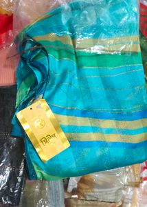 Elegant Saree with  Embroidery and different look