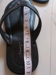 Men's Black Sport Flip Flops