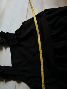 Black Maxi Pinafore Dress