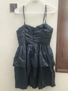 Black Tiered Mini Dress