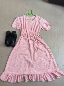 Pink dress for girl 🎀
