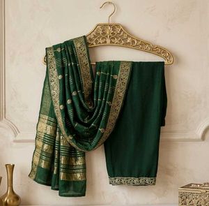 Elegant Olive Kurta Set with Embroidery