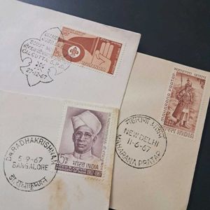 set of 3 Rare 1960-70s First Day Covers