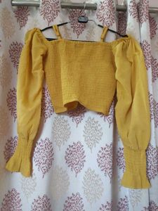 Chic Smocked Off-Shoulder Top