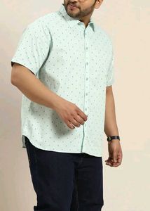 sztori men's green &amp; white striped casual shirt