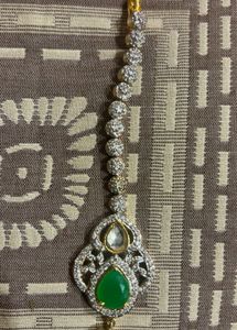 Stunning Emerald &amp; AD Maangtika