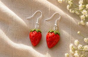 Cute Strawberry Earrings