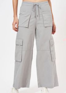 Grey Cargo Wide Leg Pants BRAND NEW