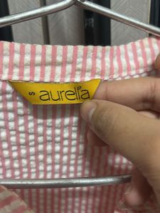 Pink Striped Kurta