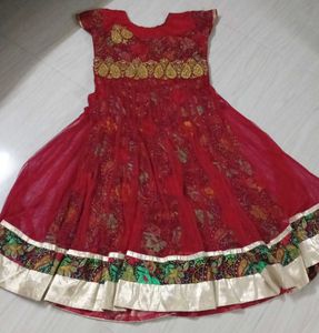 Beautiful Red Ethnic Gown