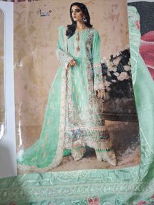 Elegant Mint Green Embroidered Kurta Set
