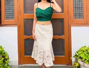 Lace Bodycon Skirt