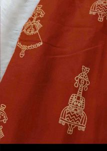 Rust orange ethnic co-ord set
