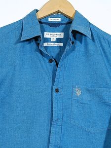 Light Blue Cotton Shirt (Men)