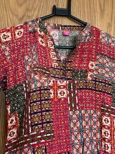 Vibrant Patchwork Print Kurta