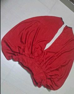 Elegant Red Dhoti Pants of 1