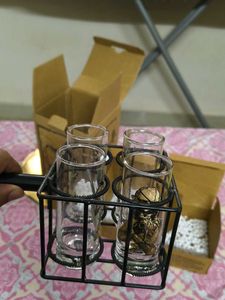 Decorative shots glass
