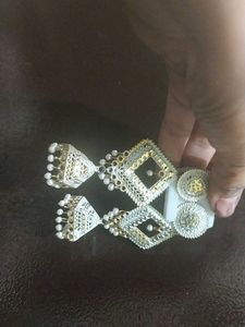 Elegant Jhumka Earrings Set