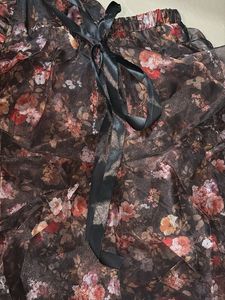 2in1 dress Floral Corset
