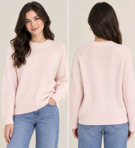 Soft Pink Knit Sweater