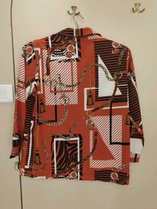 Stylish Printed Tunic Top