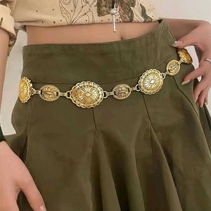 Vintage Gold Metal Waist Belt