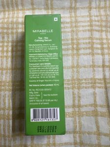 sealed Mirabelle Korea Tea-Nia Calming Serum