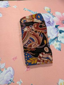 Ethnic Printed Flared Maxi Skirt | Kalamkari
