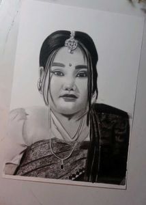 Pencil Portrait of a Woman