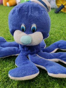 Blue Octopus Plush Toy