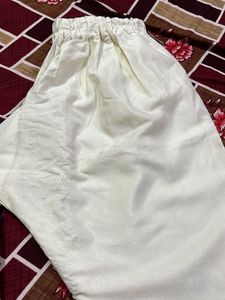Elegant Cream Kurta Set with Embroidery