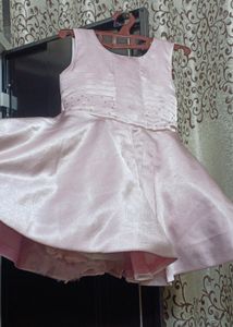Full Flair Party Wear Dress For 1-3 Years Baby Gir