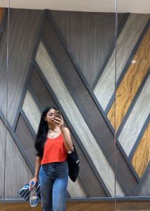 Vibrant Orange Cami Top