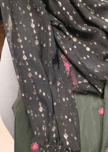 Sparkling Black Tunic Top