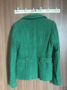 Dana Buchman Green Textured Jacket