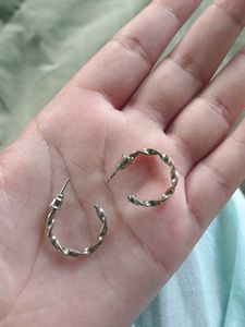 Twisted Hoop Earrings