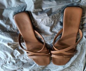 Tan Strappy Sandals