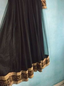 Elegant Black &amp; Gold Gown