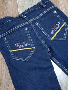 Classic Dark Wash Denim Jeans