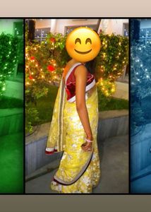 Stylist Yellow Saree
