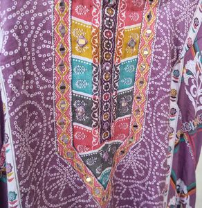 Elegant Purple shalwar kameez