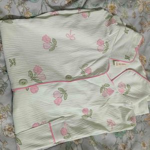 Cute Floral Pajama Set