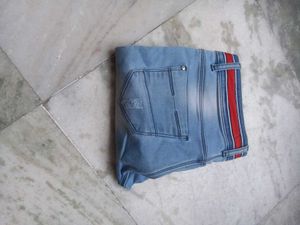Light Blue Distressed Jeans
