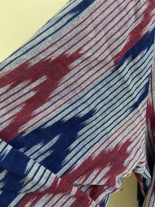 Ikkat Ethnic Tie Up Dress