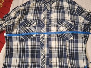 Blue Checked Shirt For Girls