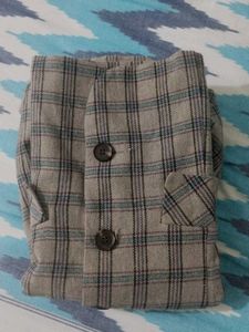 Checked Blazer Jacket