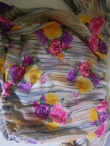Bershka Vibrant Floral Top