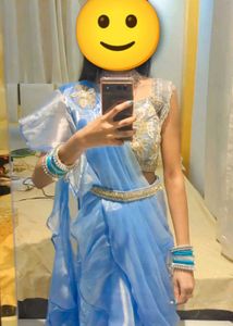 Ready To Wear Stiched Blouse Handwork Saree