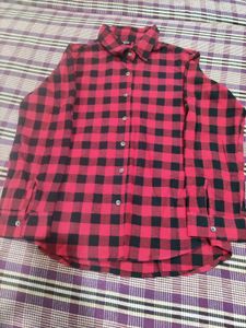 Red & Black Checkered Shirt