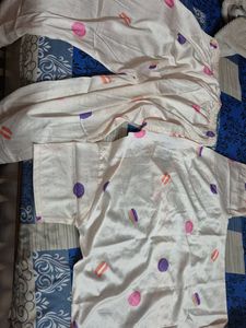 Cute Macaron Print Pajama Set
